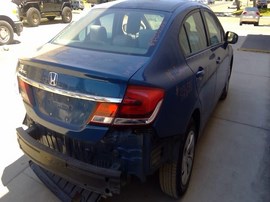 2014 HONDA CIVIC, BLUE, LX MODEL, 1.8L, AT.   A26288